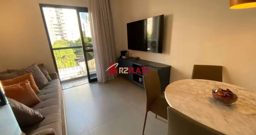 Flat com 1 quarto à venda na Avenida Lavandisca, 365, Moema, São Paulo