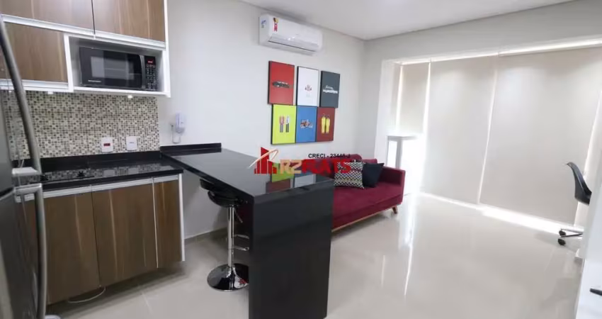 Flat com 1 quarto para alugar na Rua Henri Dunant, 1066, Brooklin, São Paulo