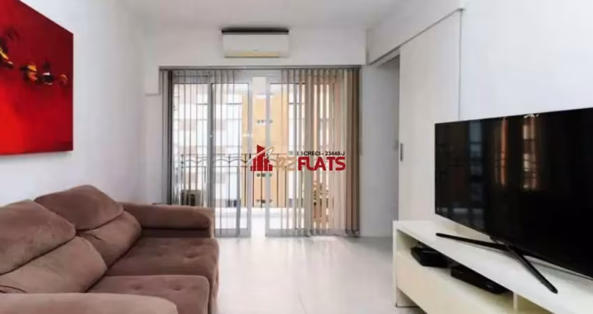 Flat com 1 quarto para alugar na Rua Batataes, 558, Jardins, São Paulo