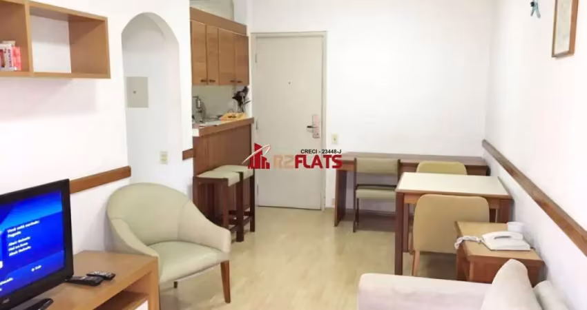Flat com 1 quarto para alugar na Alameda Jaú, 358, Jardins, São Paulo