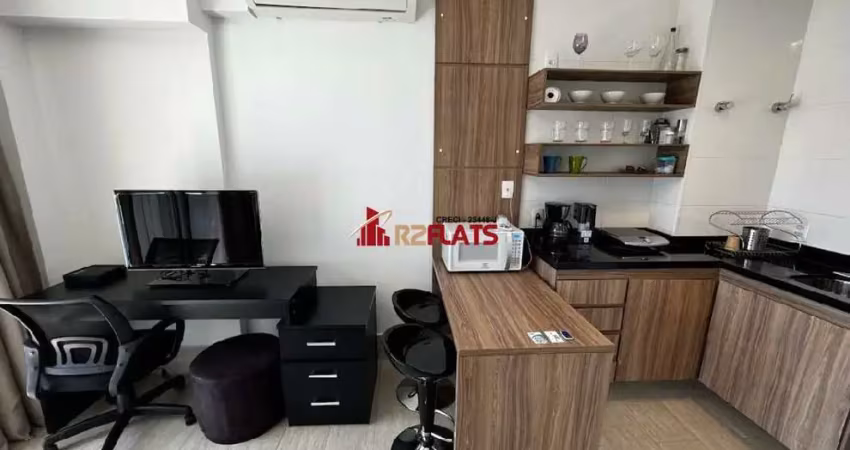 Flat com 1 quarto para alugar na Rua Henri Dunant, 1066, Brooklin, São Paulo