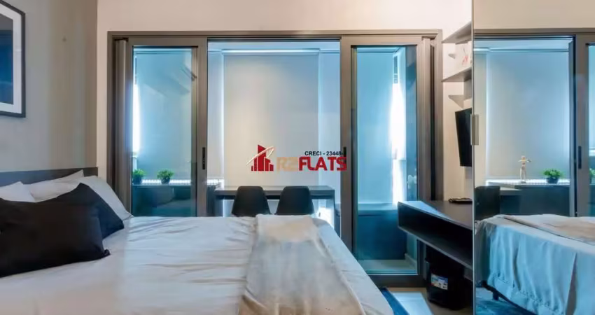 Flat com 1 quarto para alugar na Rua Oscar Freire, 1375, Pinheiros, São Paulo