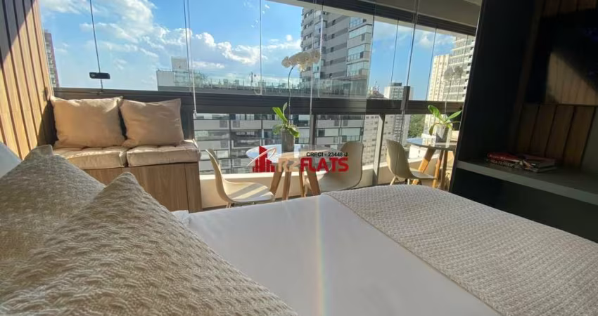 Flat com 1 quarto para alugar na Rua Oscar Freire, 1375, Pinheiros, São Paulo