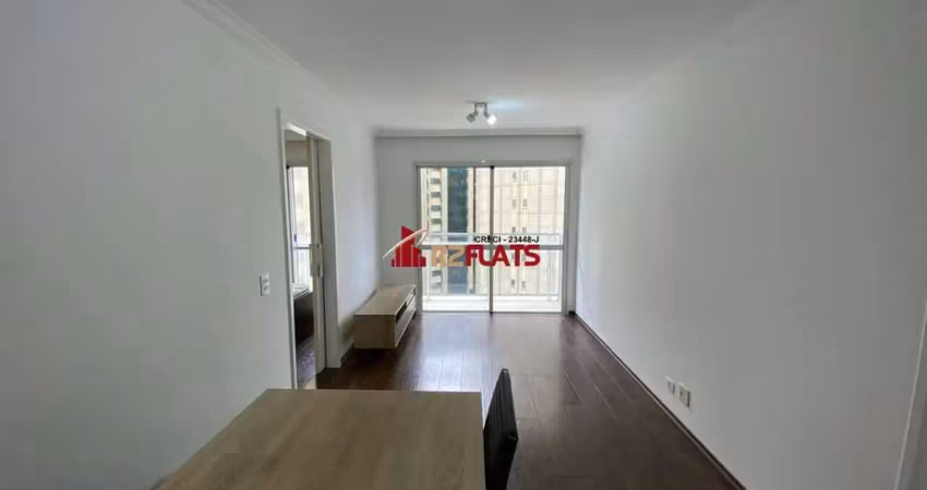 Flat com 1 quarto para alugar na Rua Juquis, 391, Moema, São Paulo