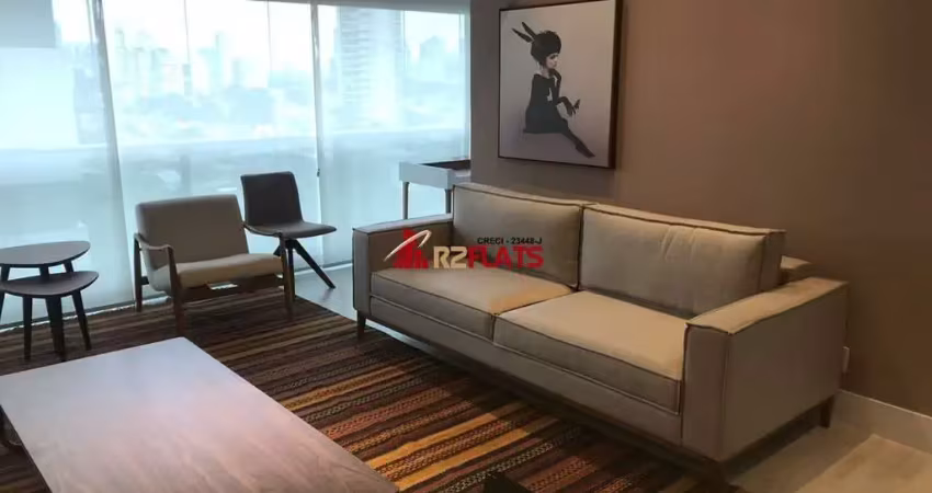 Flat com 2 quartos para alugar na Rua Nova York, 245, Brooklin, São Paulo