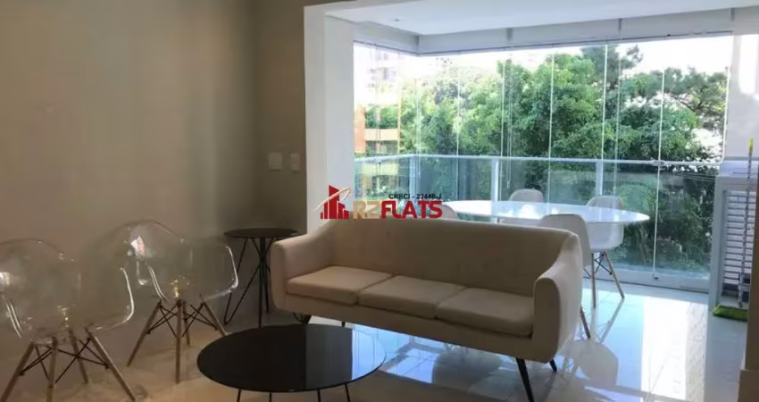 Apartamento com 1 quarto para alugar na Rua Flórida, 103, Brooklin, São Paulo