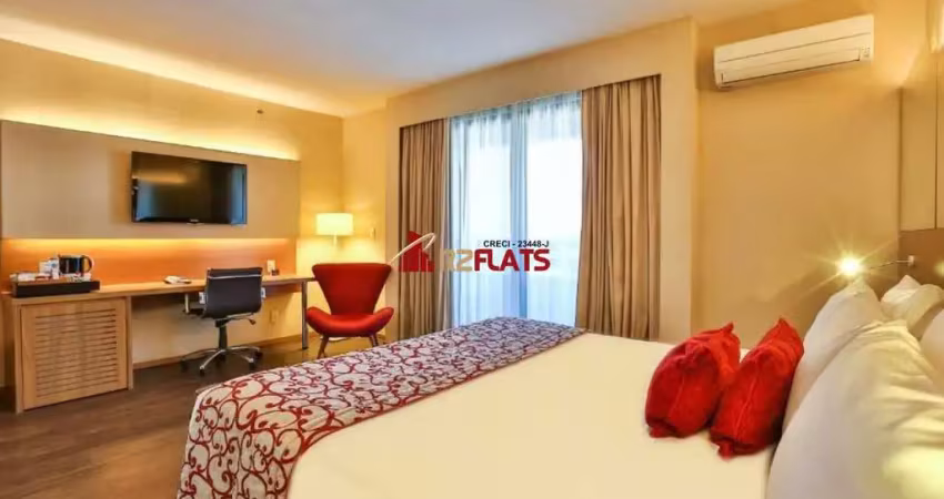 Flat com ótimo preço no bairro itaim bibi. confira! ótimos remdimentos!