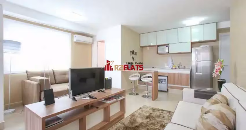 Flat com 1 quarto à venda na Avenida Portugal, 1278, Brooklin, São Paulo