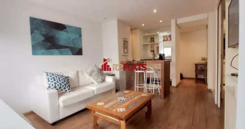 Flat com 1 quarto para alugar na Avenida Ibijaú, 364, Moema, São Paulo