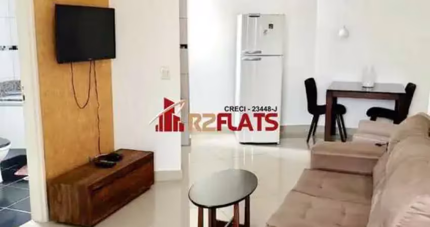 Flat com 1 quarto para alugar na Avenida Miruna, 399, Moema, São Paulo