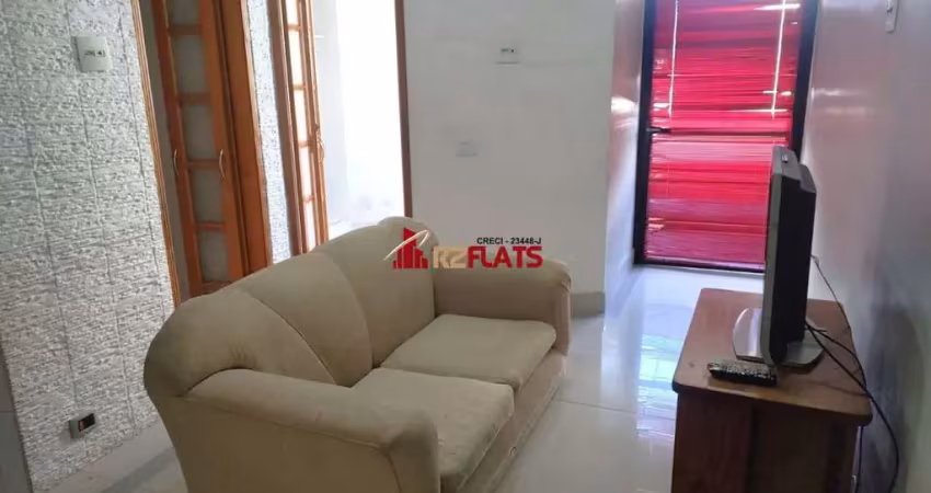 Flat com 1 quarto para alugar na Avenida Miruna, 399, Moema, São Paulo