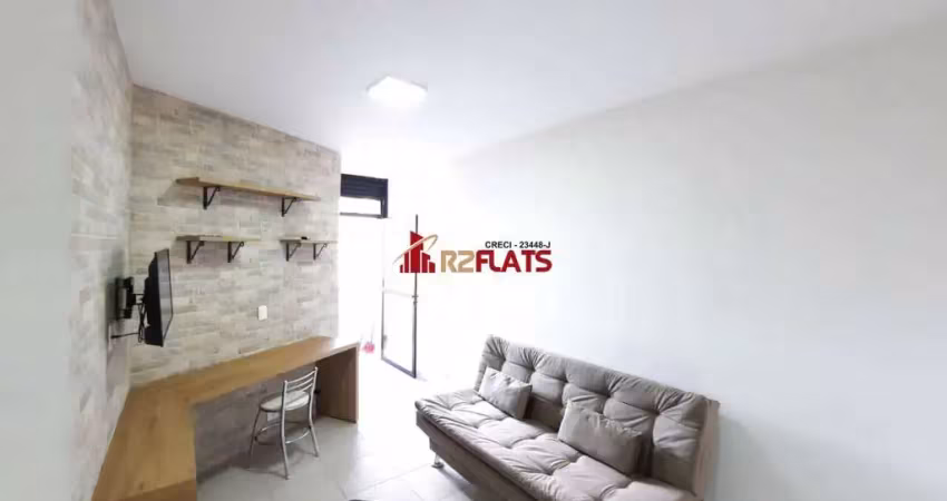 Flat com 1 quarto para alugar na Avenida Miruna, 399, Moema, São Paulo