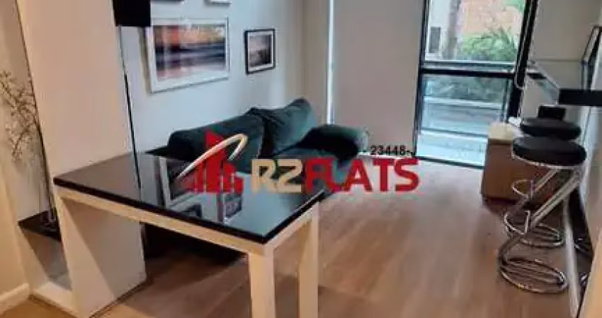 Flat com 1 quarto para alugar na Avenida Ibijaú, 355, Moema, São Paulo