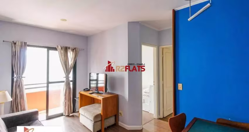 Flat com 2 quartos para alugar na Rua Sansão Alves dos Santos, 373, Brooklin, São Paulo