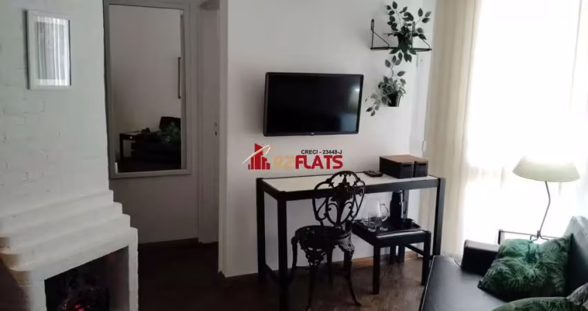 Flat com 1 quarto para alugar na Alameda Campinas, 675, Jardins, São Paulo