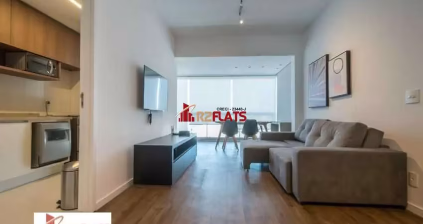 Flat com 2 quartos para alugar na Rua Henri Dunant, 846, Brooklin, São Paulo