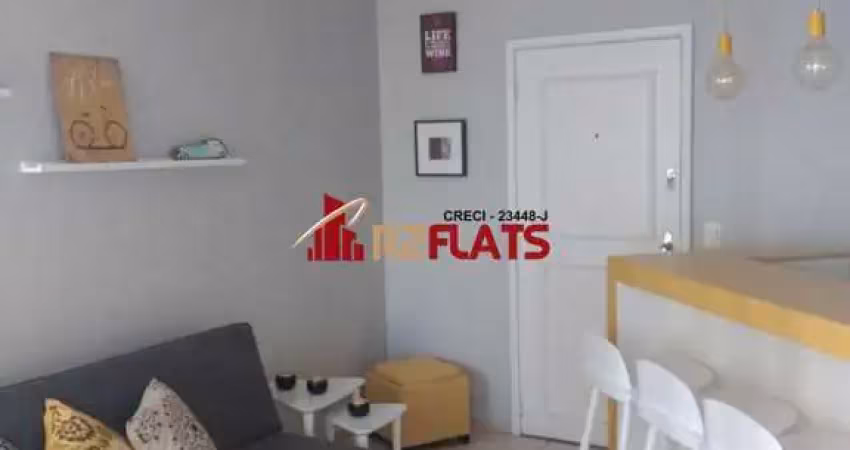 Flat com 1 quarto para alugar na Avenida Miruna, 399, Moema, São Paulo