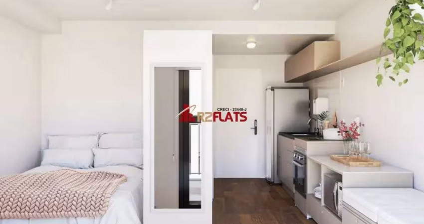 Flat com 1 quarto para alugar na Avenida das Carinas, 301, Indianópolis, São Paulo
