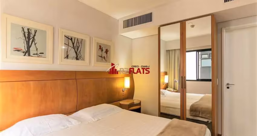 Flat com 1 quarto para alugar na Avenida Rouxinol, 87, Moema, São Paulo
