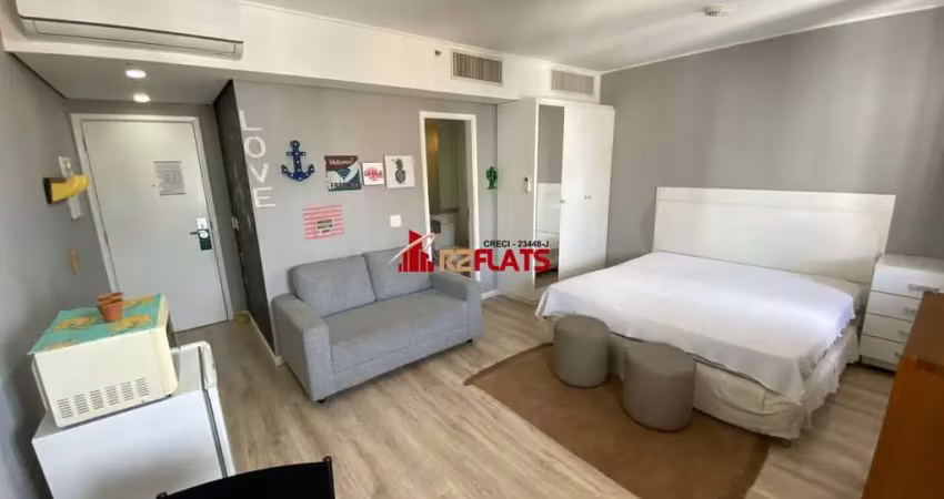 Flat com 1 quarto para alugar na Avenida Rouxinol, 87, Moema, São Paulo