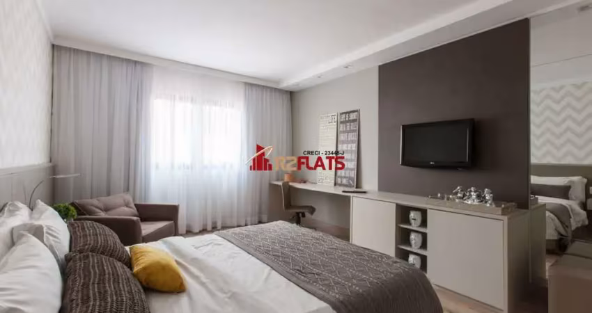 Flat com 1 quarto à venda na Rua Alcides Lourenço da Rocha, 136, Brooklin, São Paulo