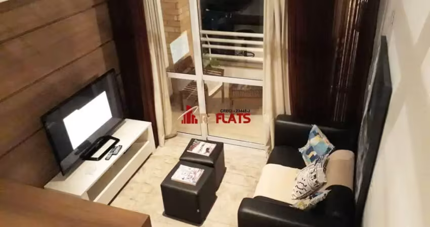 Apartamento com 1 quarto para alugar na Rua Flórida, 1790, Brooklin, São Paulo