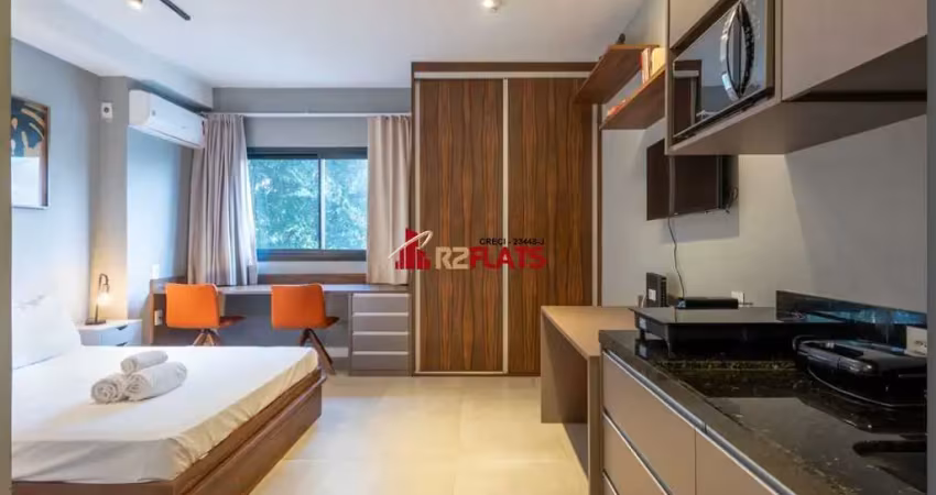 Flat com 1 quarto à venda na Avenida das Carinas, 301, Indianópolis, São Paulo