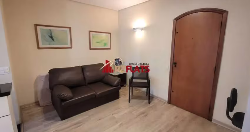 Flat com 1 quarto para alugar na Rua Araguari, 711, Moema, São Paulo