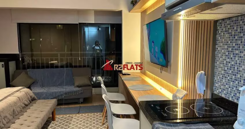 Flat com 1 quarto à venda na Avenida das Carinas, 301, Indianópolis, São Paulo