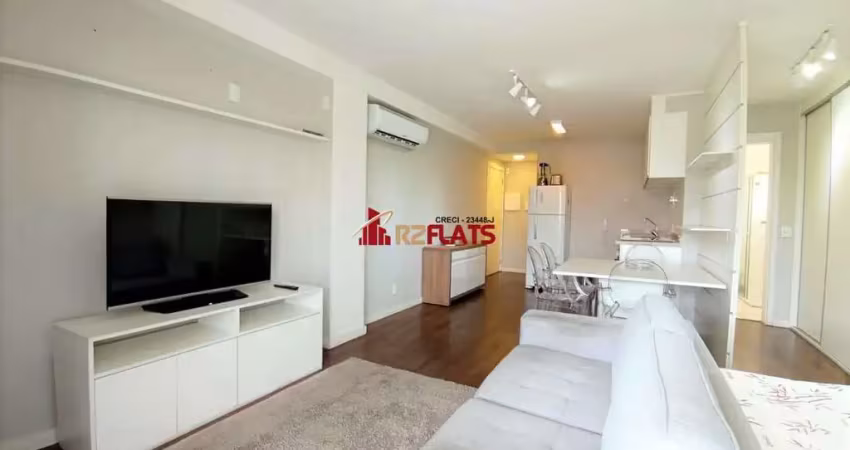 Flat com 1 quarto para alugar na Avenida Portugal, 1278, Brooklin, São Paulo