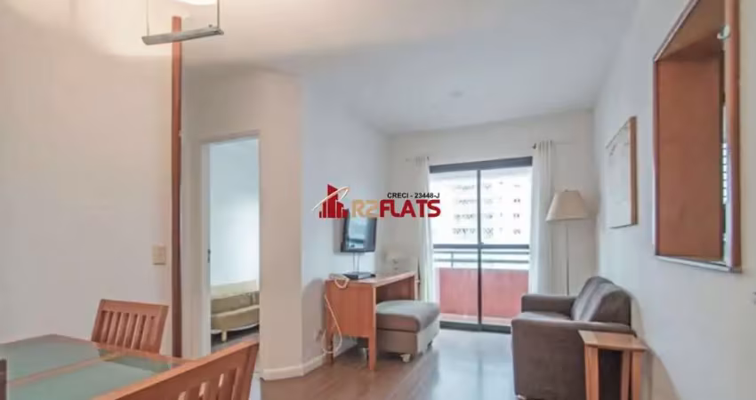 Flat com 2 quartos para alugar na Rua Sansão Alves dos Santos, 373, Brooklin, São Paulo