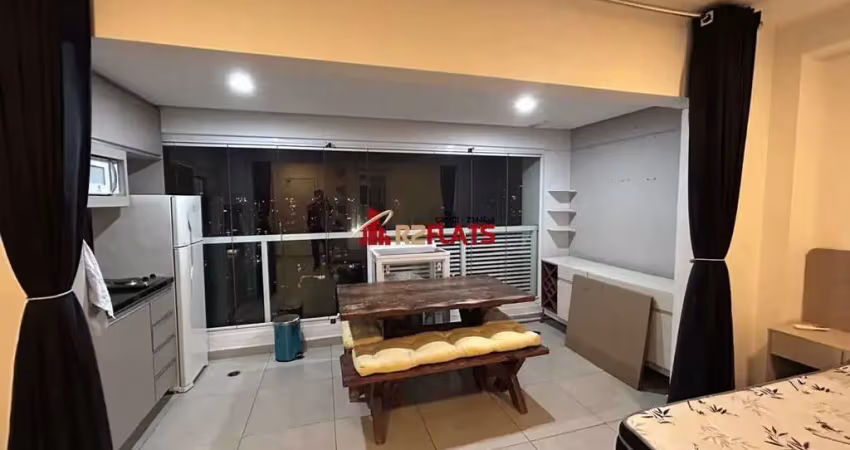 Flat com 1 quarto para alugar na Avenida Santo Amaro, 3131, Brooklin, São Paulo