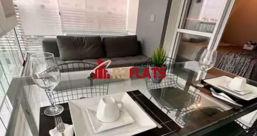 Flat com 1 quarto para alugar na Avenida Santo Amaro, 3131, Brooklin, São Paulo