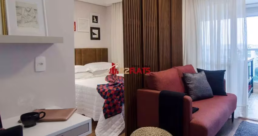 Flat com 1 quarto para alugar na Avenida Santo Amaro, 3131, Brooklin, São Paulo