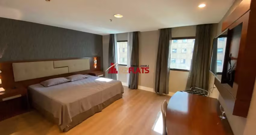 Flat com 1 quarto para alugar na Avenida Ibirapuera, 2927, Indianópolis, São Paulo