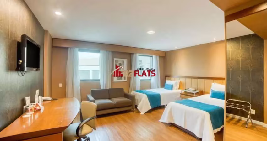 Flat com 1 quarto à venda na Avenida Ibirapuera, 2927, Indianópolis, São Paulo