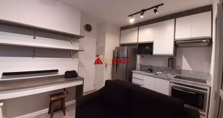 Flat com 1 quarto para alugar na Rua Flórida, 103, Brooklin, São Paulo