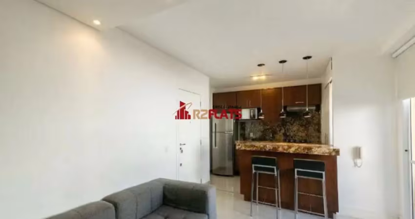 Flat com 1 quarto à venda na Avenida Jandira, 404, Moema, São Paulo
