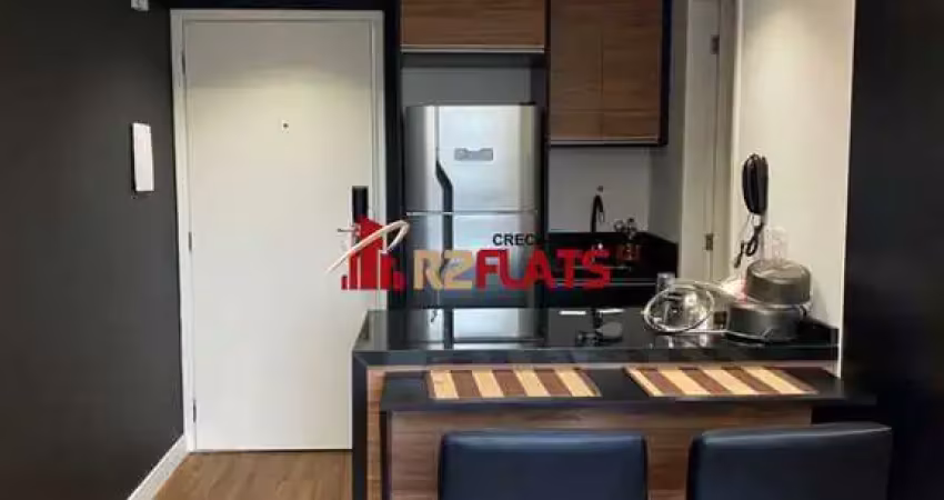 Flat com 1 quarto para alugar na Avenida Ibijaú, 364, Moema, São Paulo