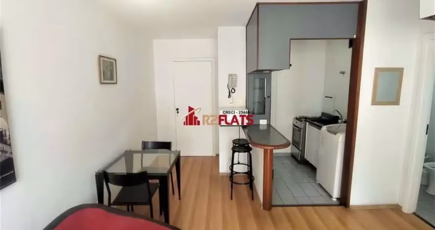 Flat com 1 quarto para alugar na Alameda Jauaperi, 1083, Moema, São Paulo