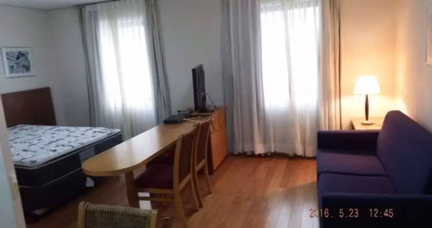 Flat com 1 quarto para alugar na Avenida Jamaris, 108, Moema, São Paulo