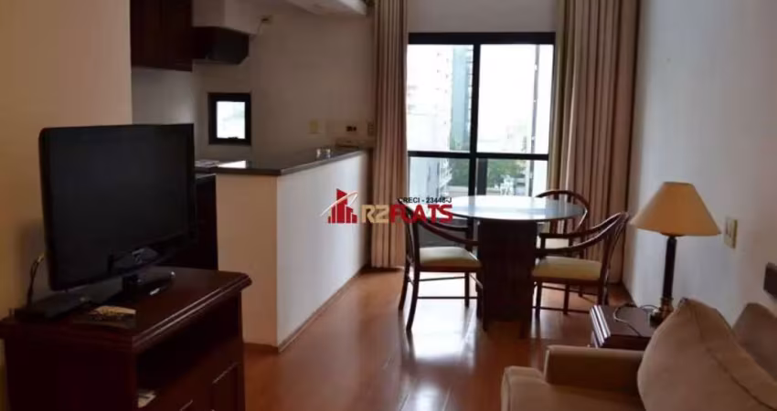 Flat com 1 quarto à venda na Avenida Moema, 177, Moema, São Paulo