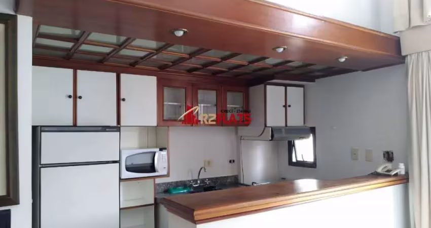Flat com 1 quarto para alugar na Avenida Moema, 177, Moema, São Paulo