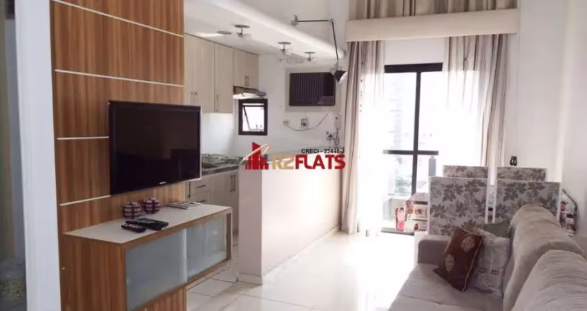 Flat com 1 quarto à venda na Avenida Moema, 177, Moema, São Paulo