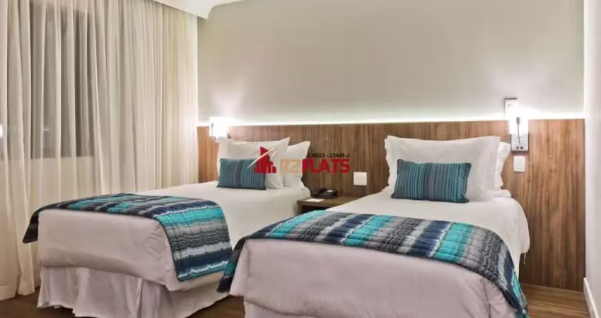 Flat com 1 quarto à venda na Avenida Ibirapuera, 2534, Indianópolis, São Paulo