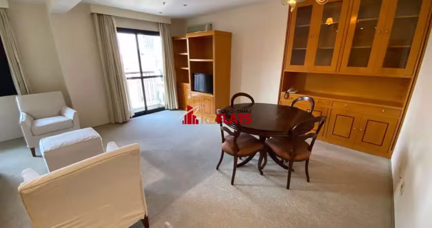 Flat com 1 quarto à venda na Avenida Lavandisca, 365, Moema, São Paulo