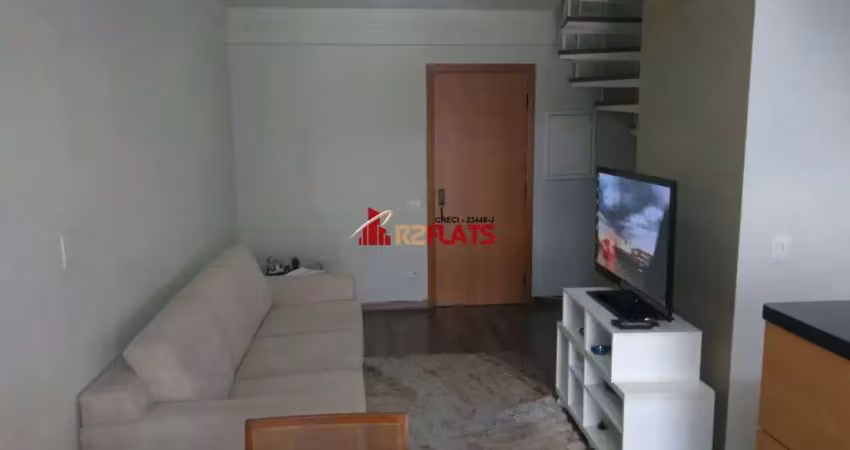 Flat com 1 quarto à venda na Avenida Moema, 177, Moema, São Paulo