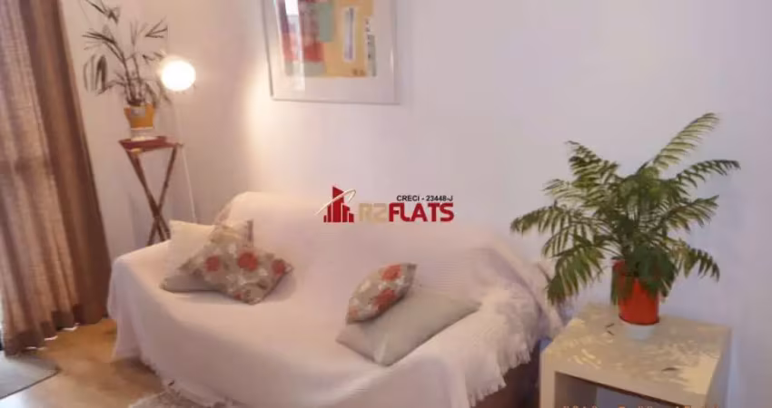 Flat com 1 quarto à venda na Avenida Lavandisca, 365, Moema, São Paulo