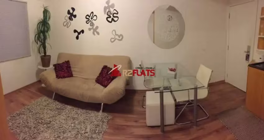 Flat com 1 quarto para alugar na Avenida Macuco, 595, Moema, São Paulo