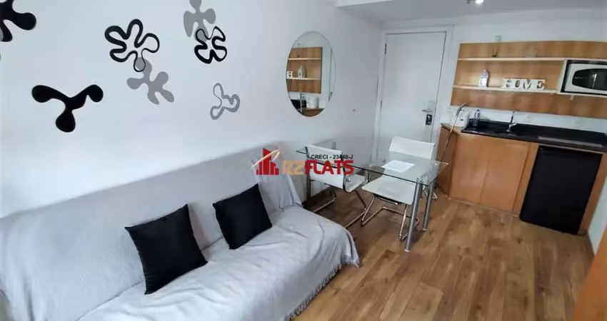 Flat com 1 quarto para alugar na Avenida Macuco, 595, Moema, São Paulo